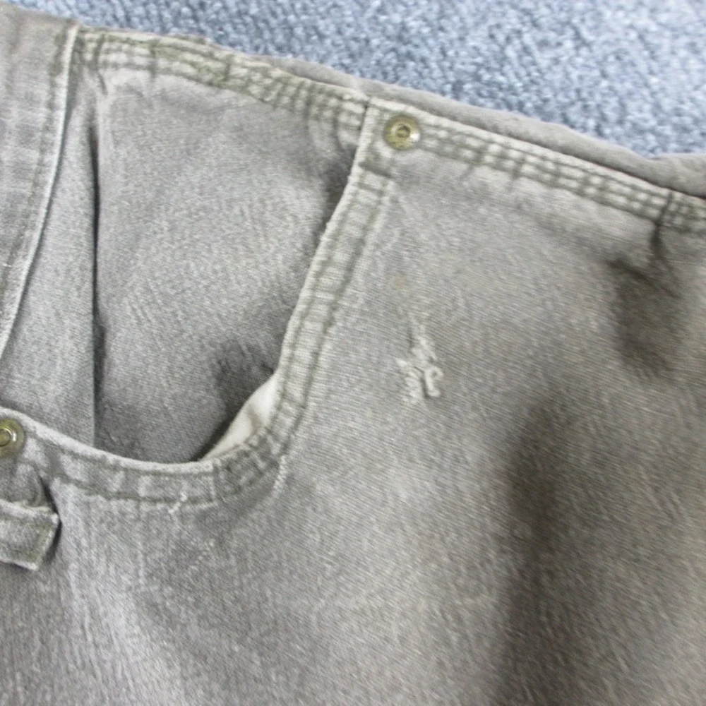 VINTAGE Dickies Jeans Men 32x31 Green‎ Straight Carpenter Distressed Work Y2K *